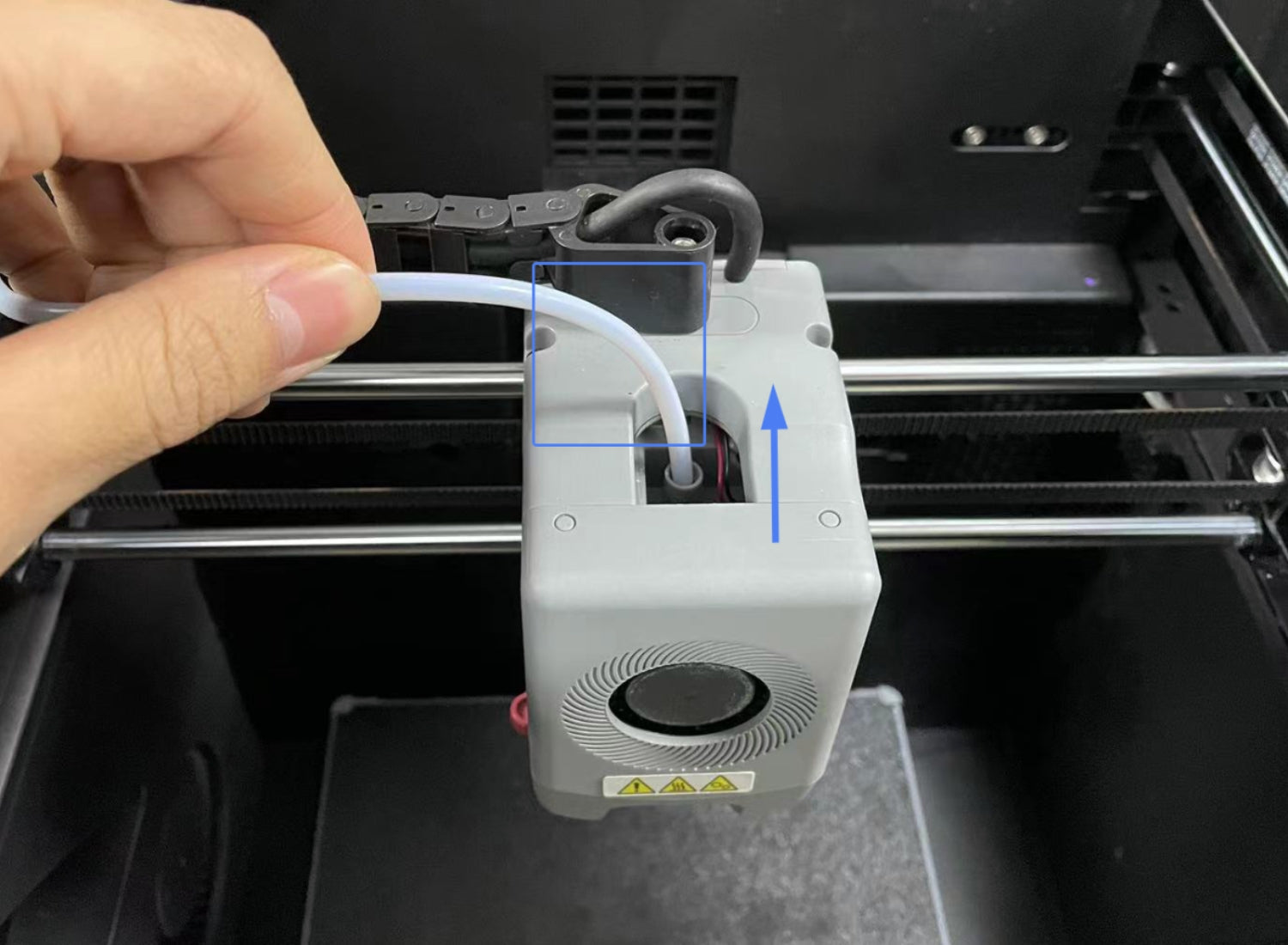 Change filament on ad5m 3d printer