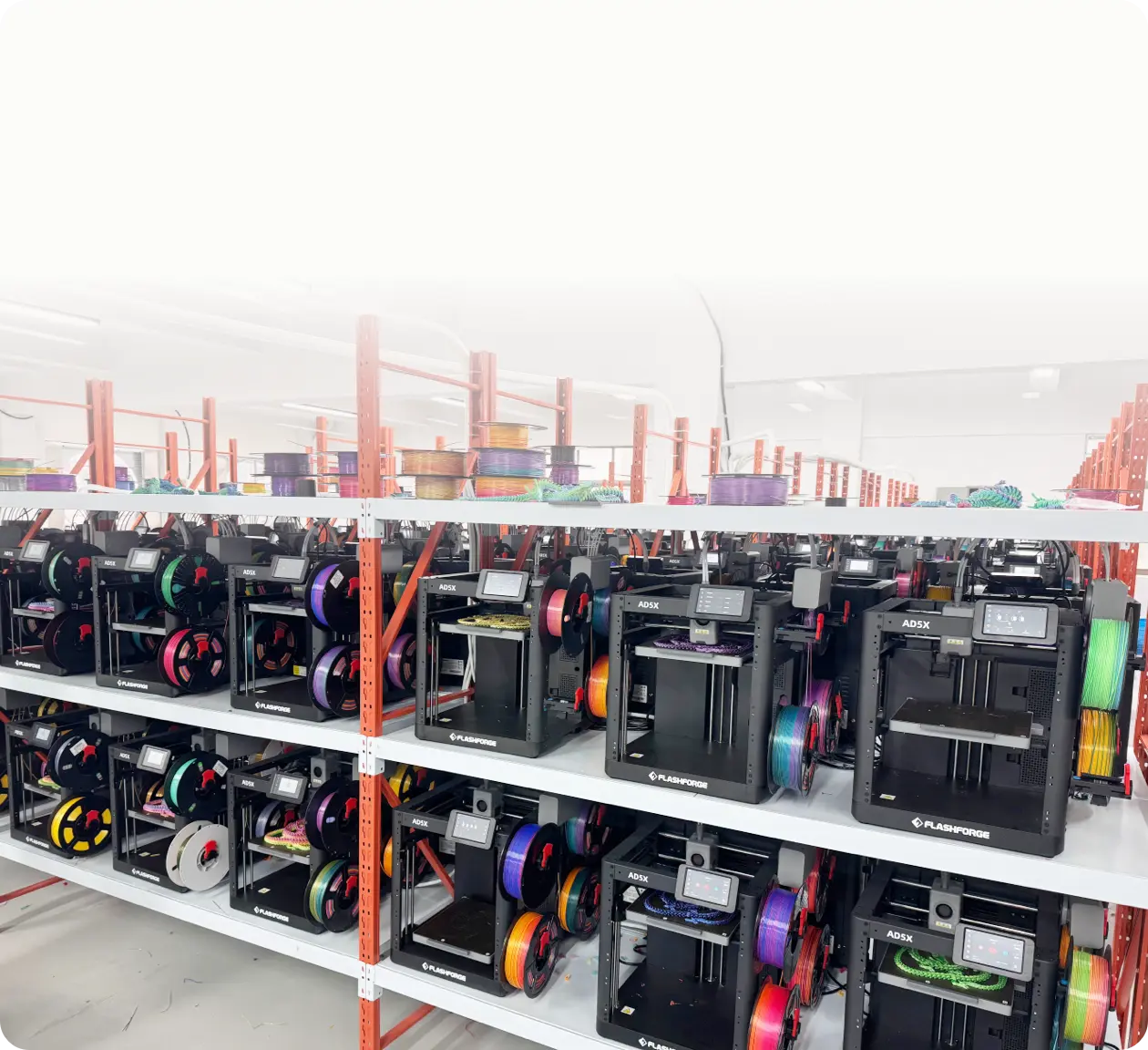 3d print farm with ad5x