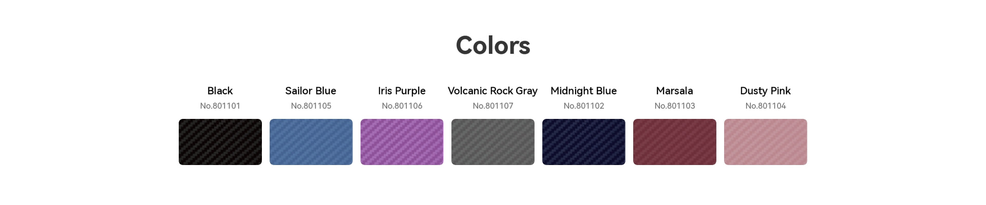 Flashforge PLA-CF 3D Printer Filament Colors