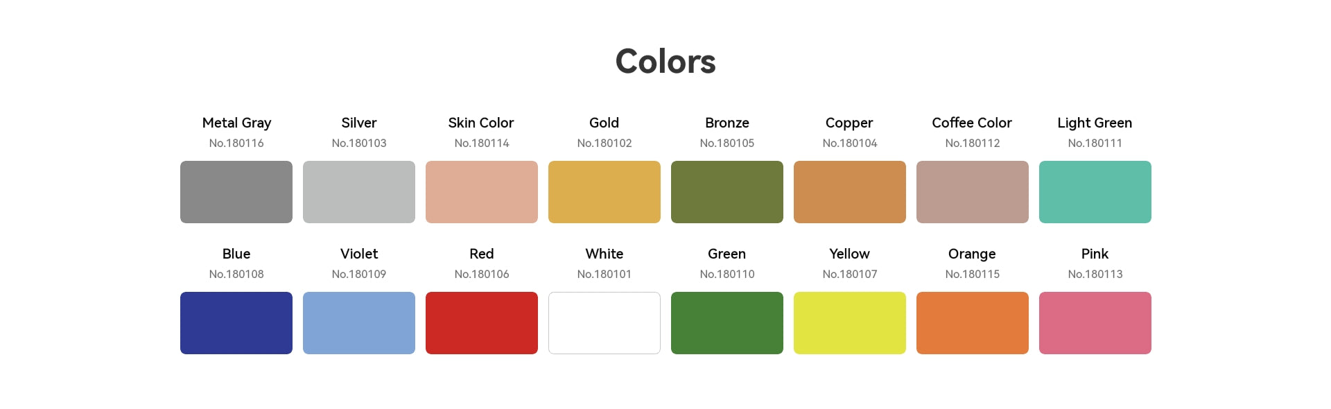 Flashforge PLA Silk 3D Printer Filament Colors