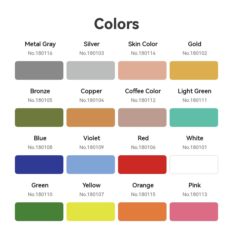 Flashforge PLA Silk 3D Printer Filament Colors