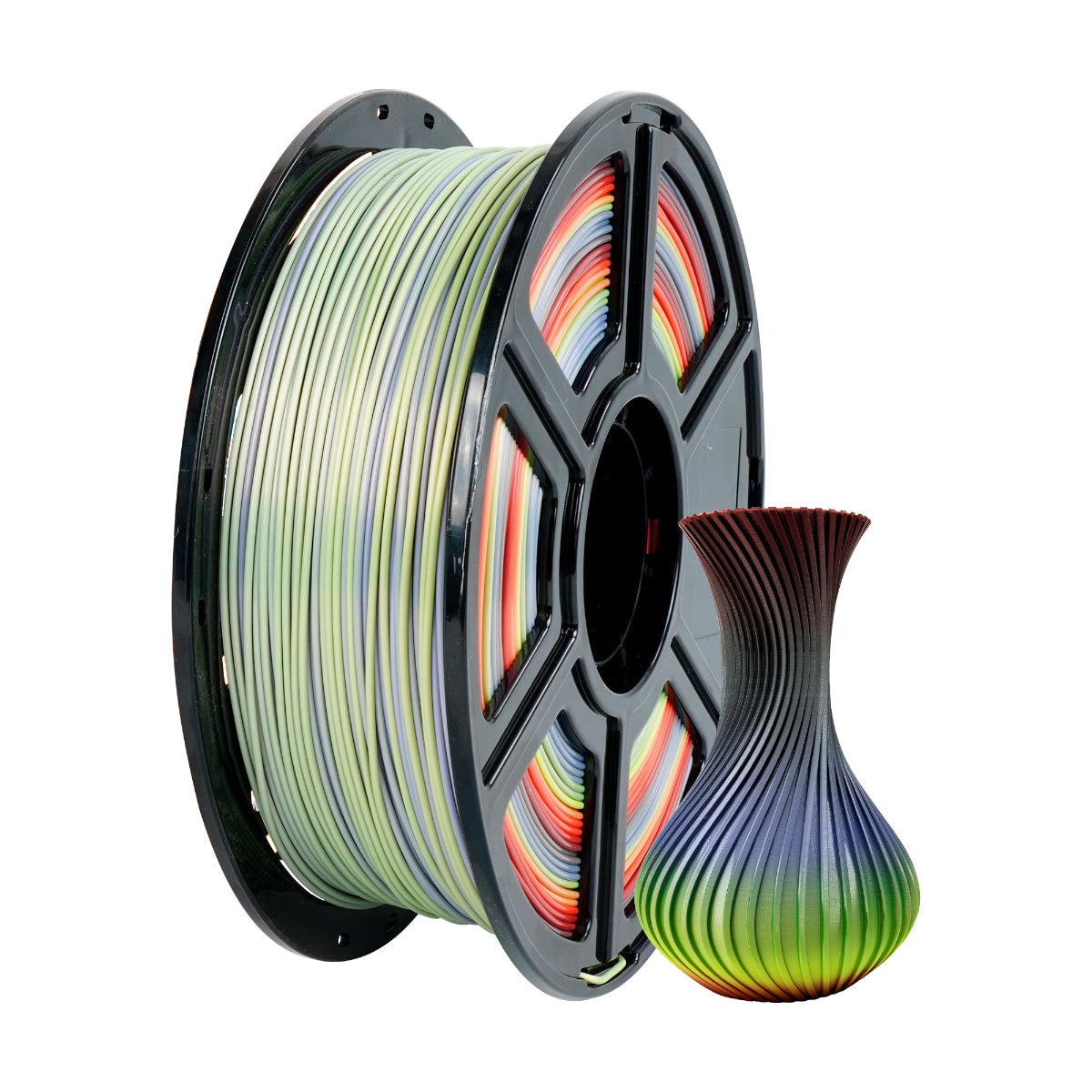 Flashforge PLA Silk Rainbow Filament