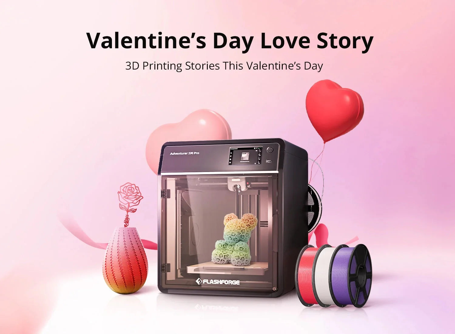 Love in Every Layer: 3D Printing Stories This Valentine’s Day