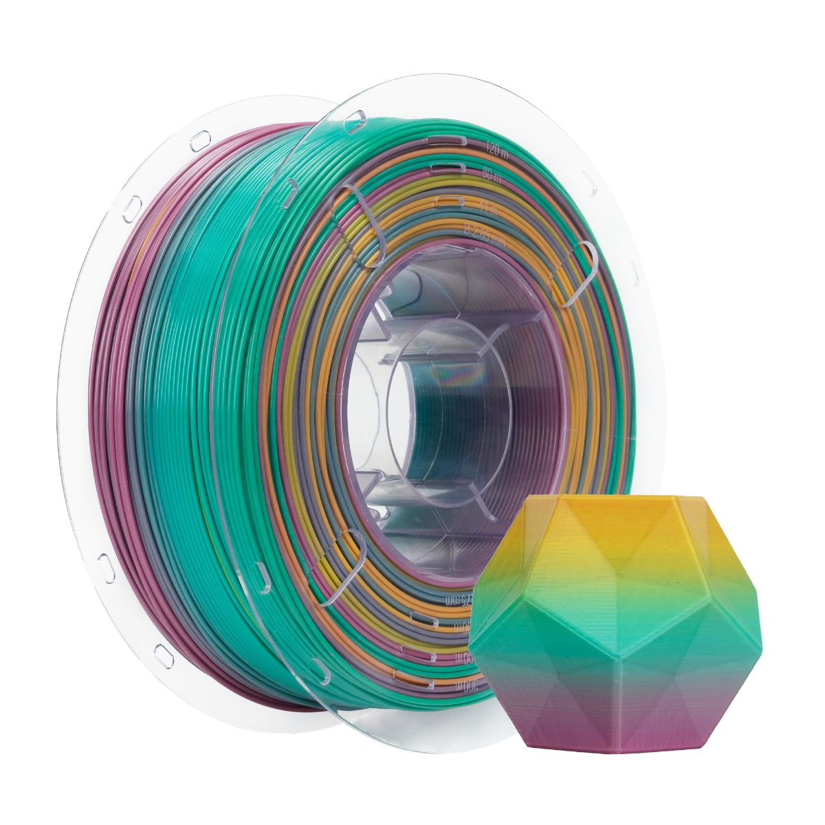 Flashforge PLA Silk Rainbow Filament