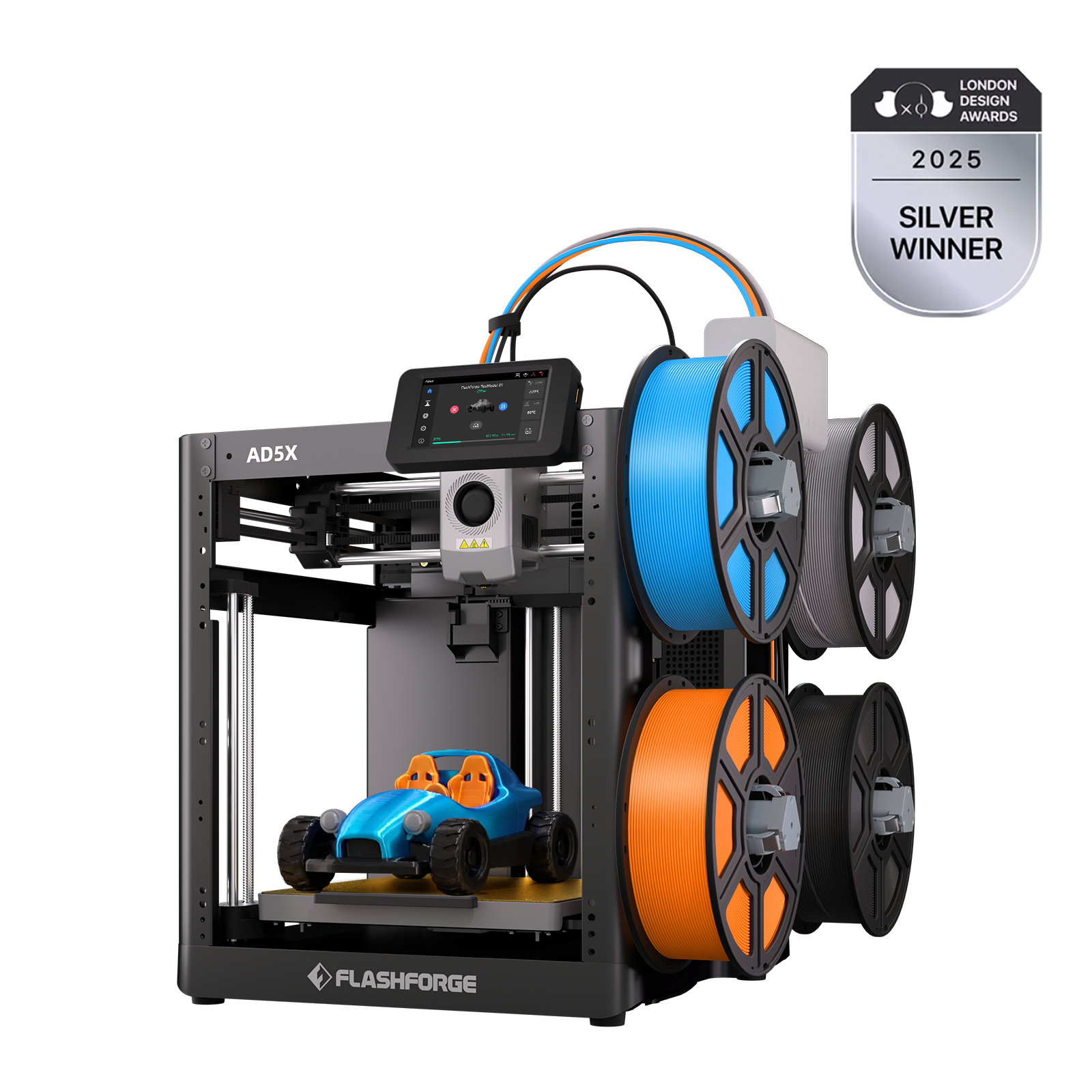 Flashforge AD5X – Multicolor 3D Printer for High-Speed, Full-Color Printing
