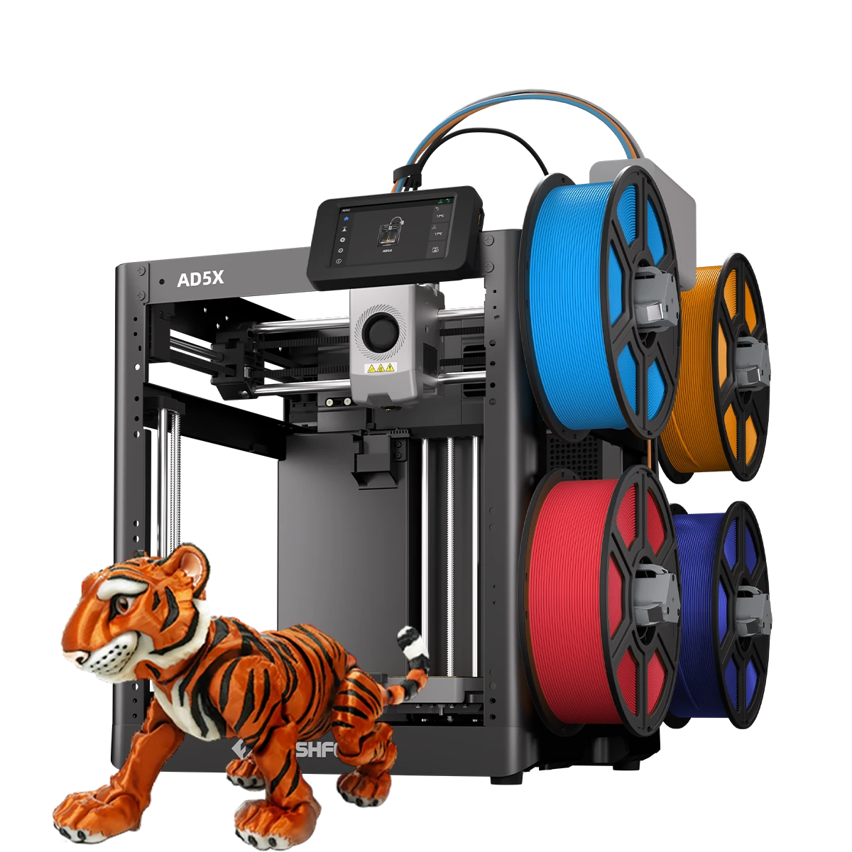 ad5x with multicolor tiger 