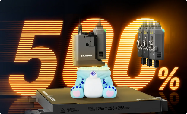 Multicolor Printing Up to 500% Faster