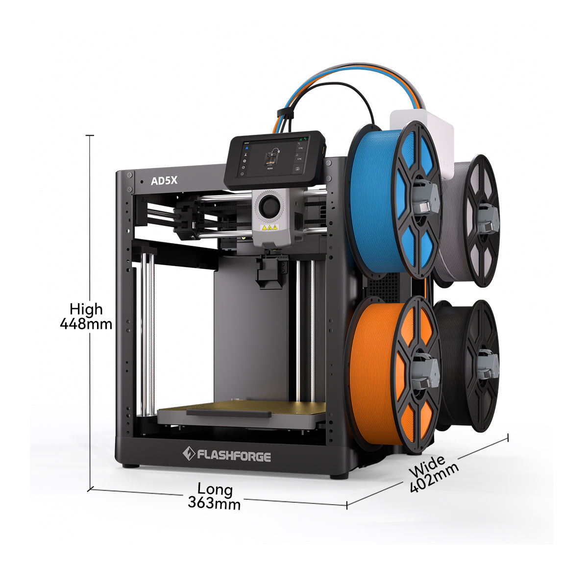 Flashforge AD5X – Multicolor 3D Printer for High-Speed, Full-Color Printing