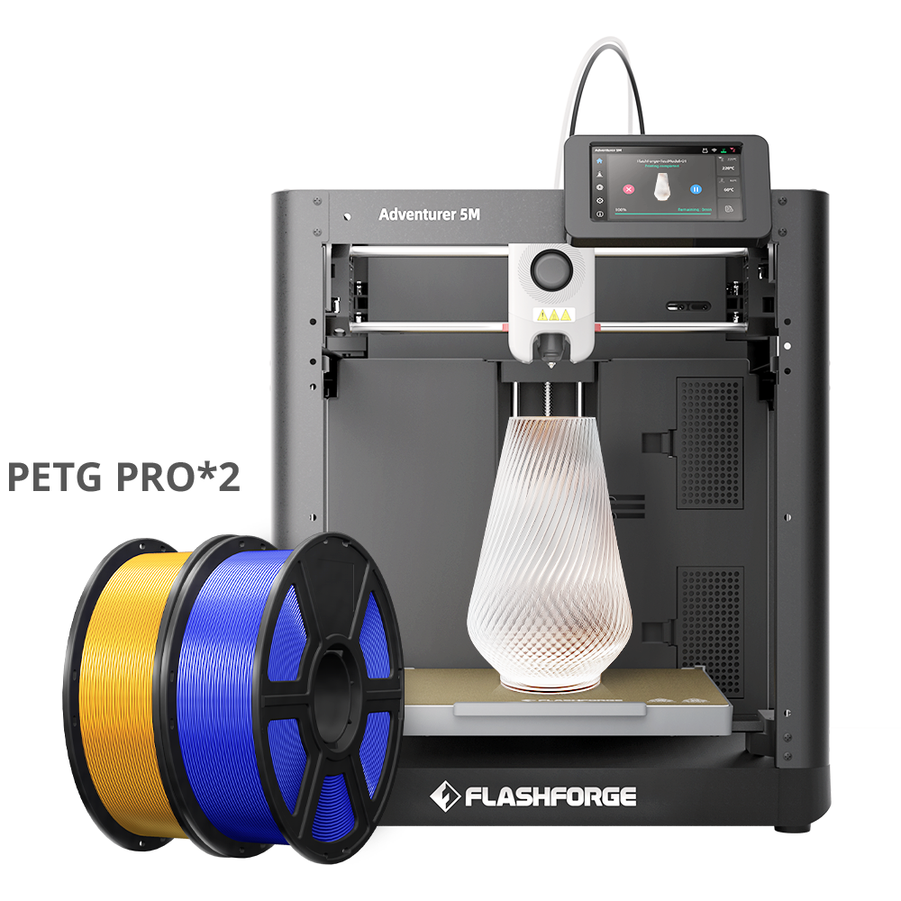 Adventurer 5m with 2 roll petg pro