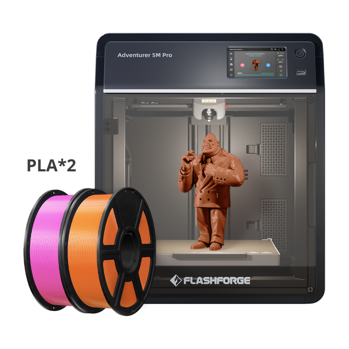 adventurer 5m pro with 2 pla