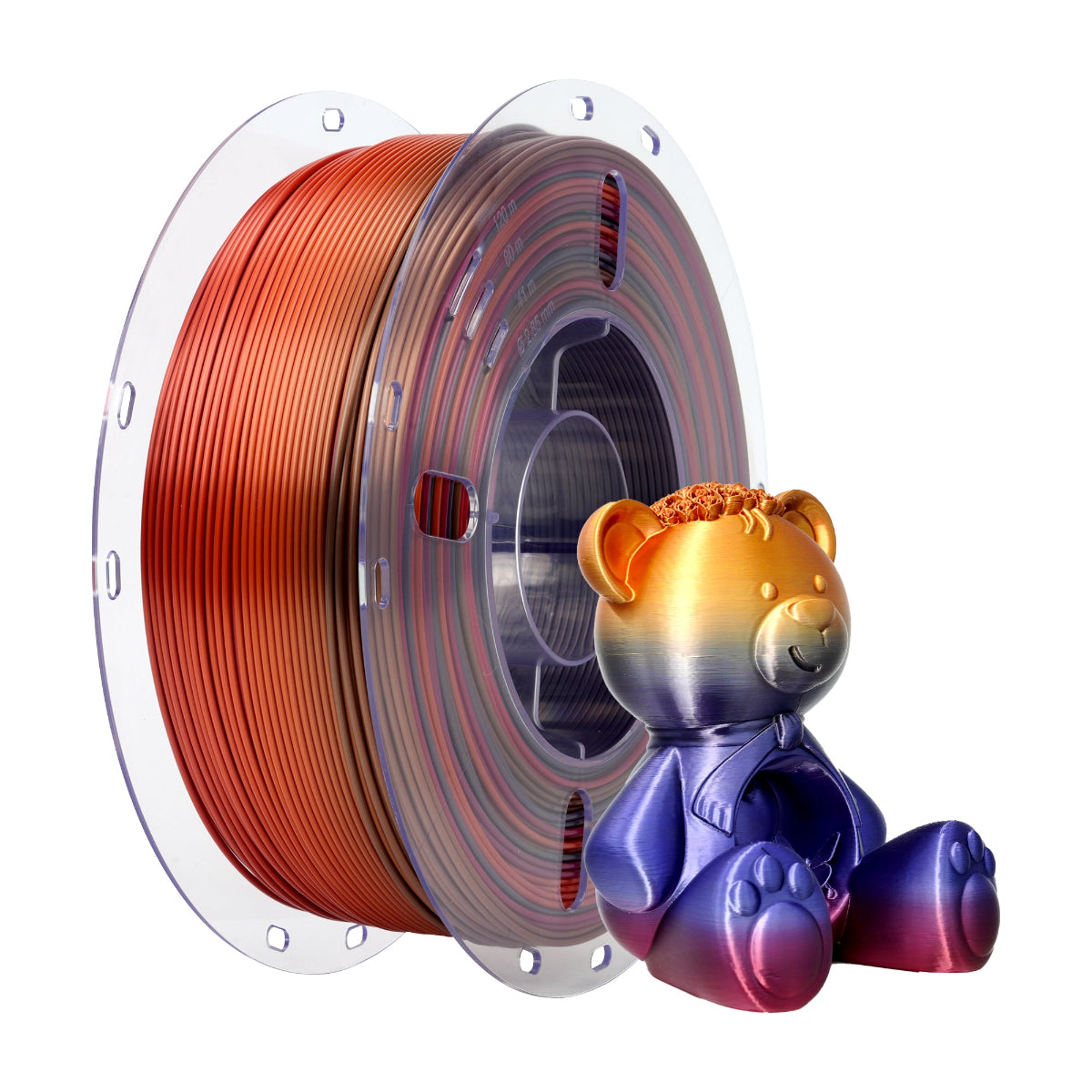 Flashforge PLA Silk Rainbow Filament